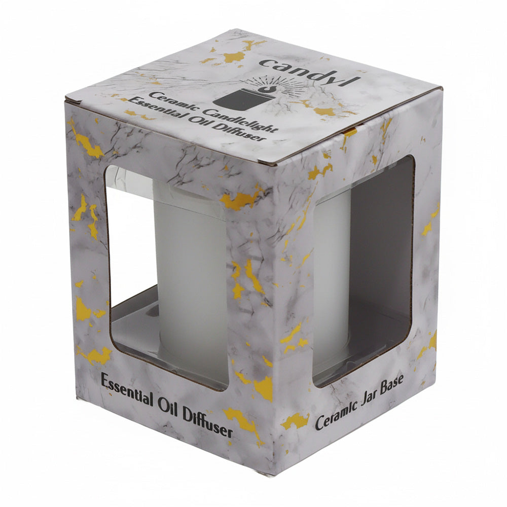 Candyl Classic Diffuser Light Wood White Frosted Glass