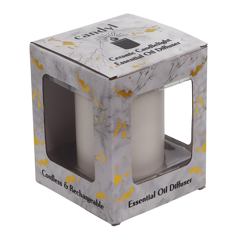 Candyl Classic Diffuser Light Wood White Ceramic