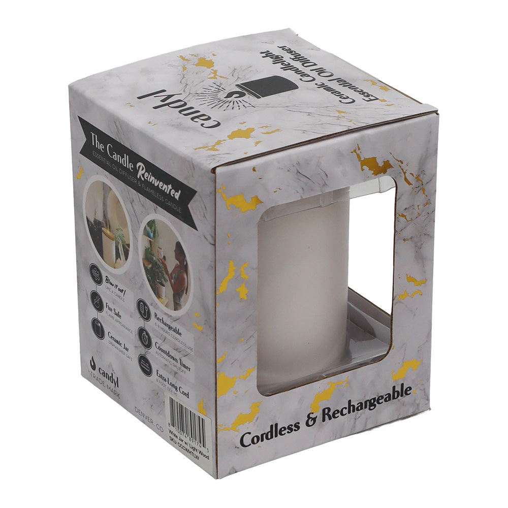 Candyl Classic Diffuser Light Wood White Ceramic