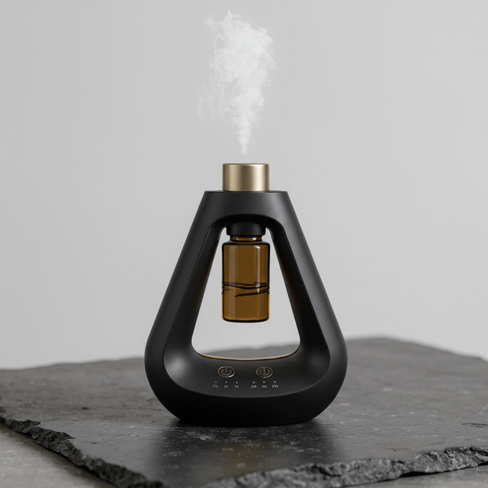 Detla Portable Nebulizing Essential Oil Diffuser - Black