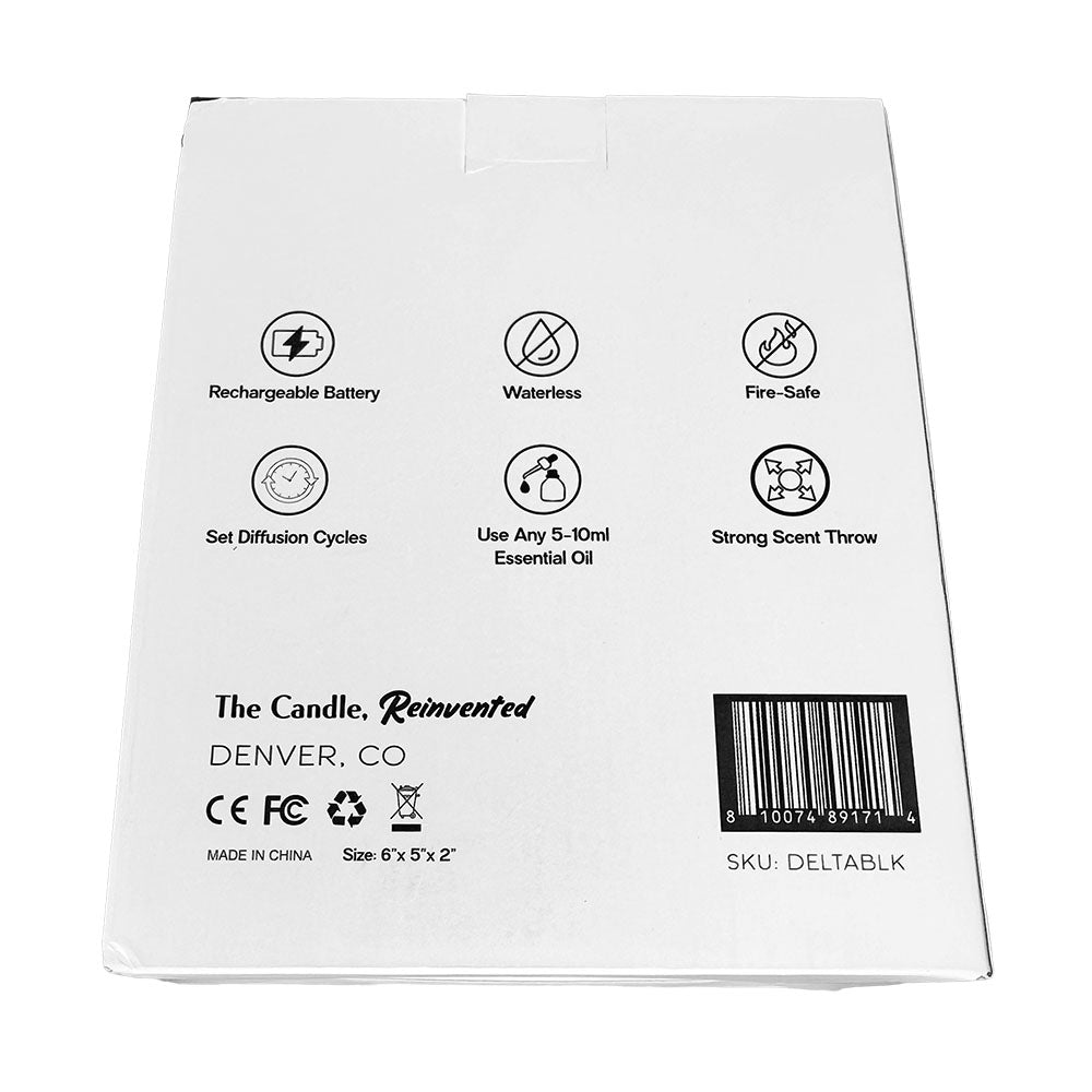 Delta Portable Nebulizing Essential Oil Diffuser - White