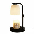 Warmer Frost - Frosted Glass Candle Warmer Lamp with Metal Base