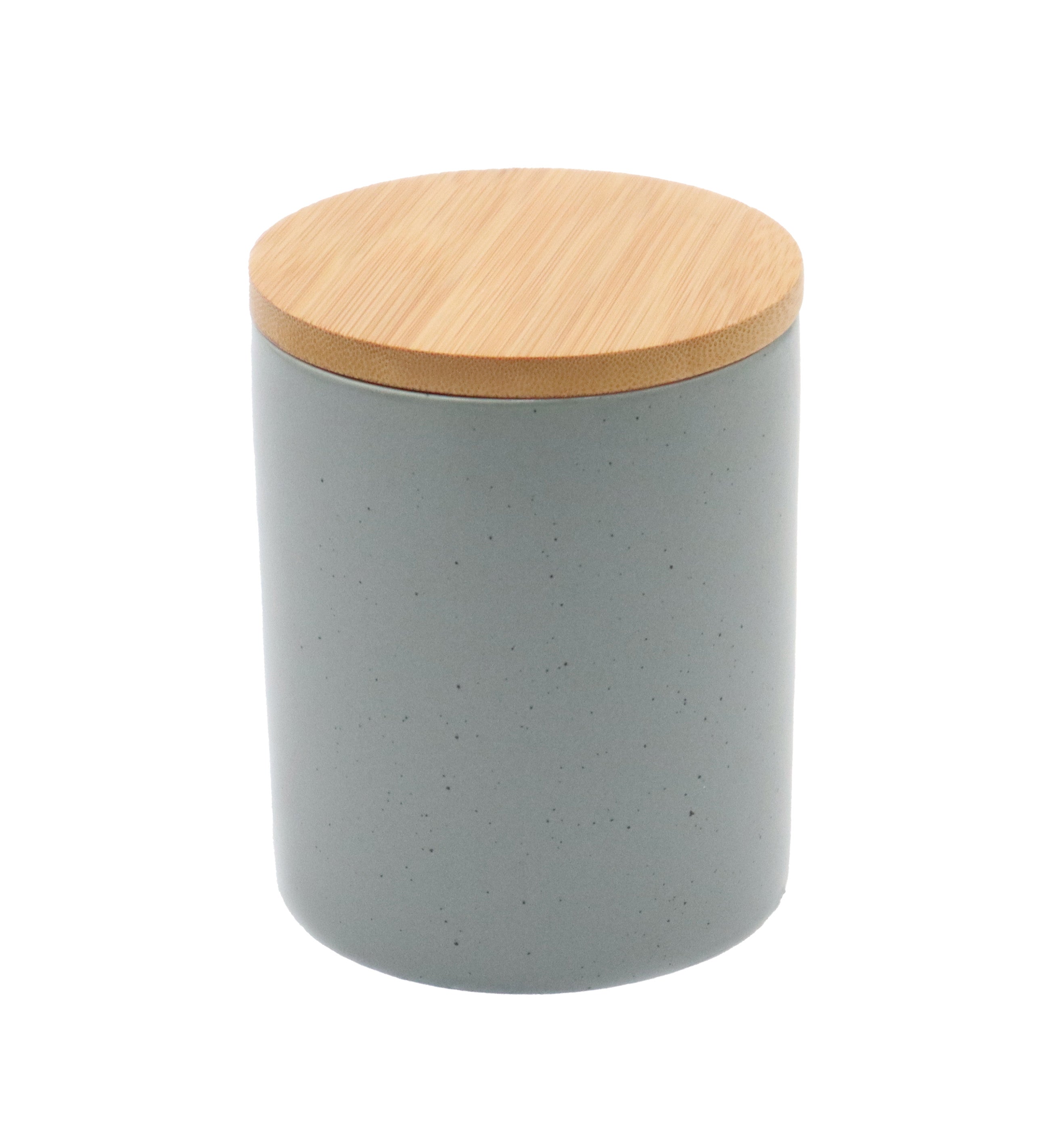 Ceramic Jar with Bamboo Lid 16oz 500ml Candle Making Vessel
