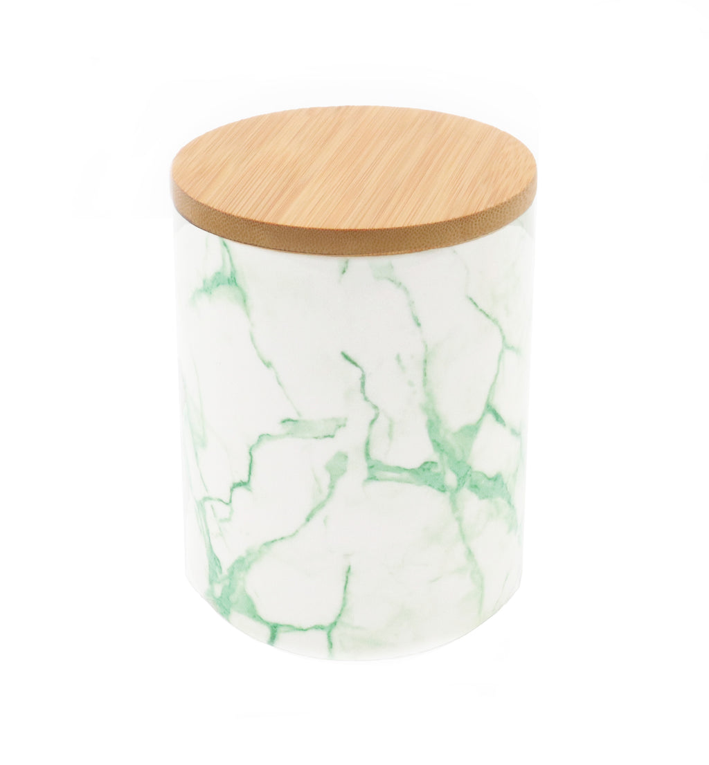 Ceramic Jar with Bamboo Lid 16oz 500ml Candle Making Vessel