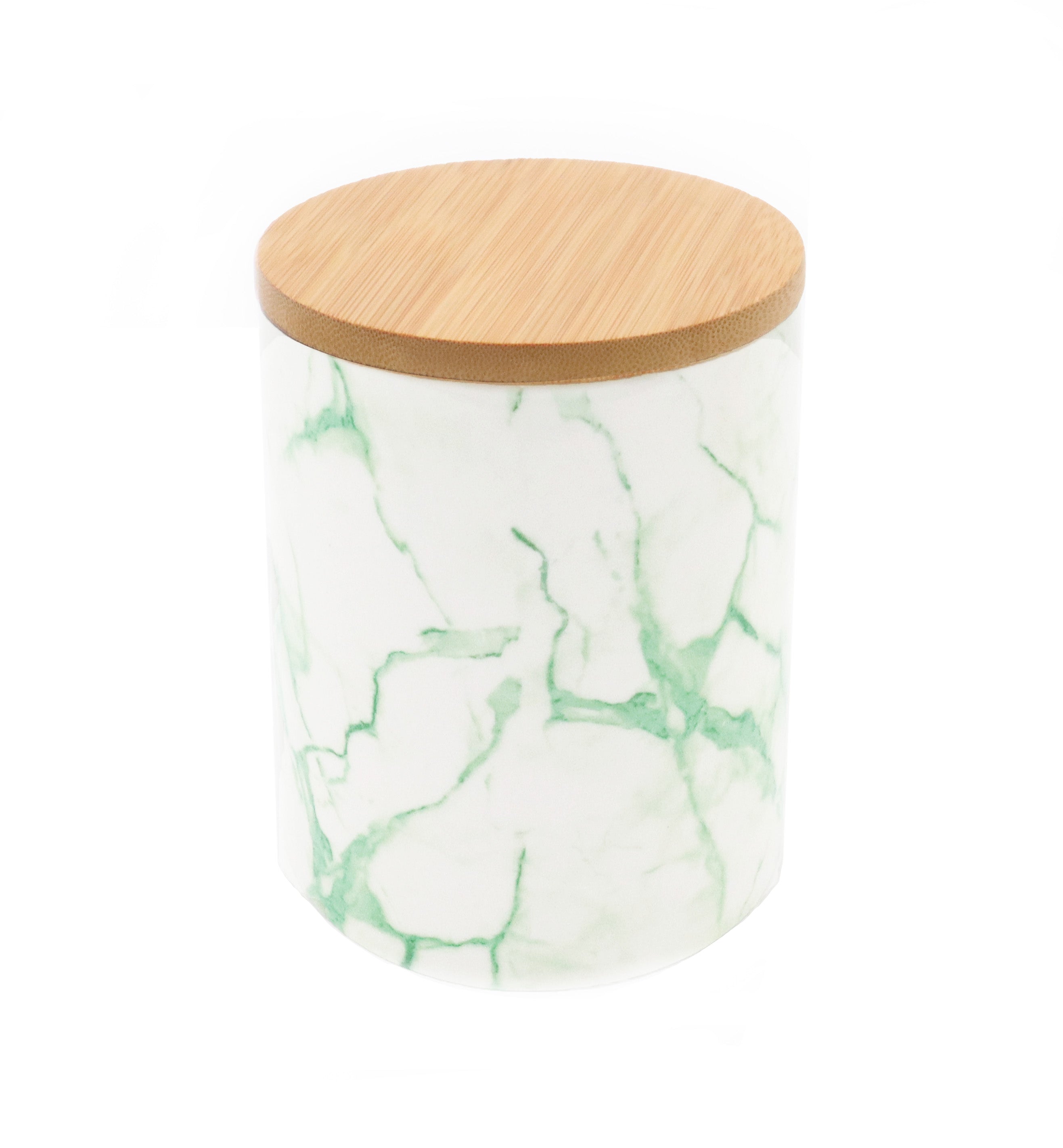 Ceramic Jar with Bamboo Lid 16oz 500ml Candle Making Vessel