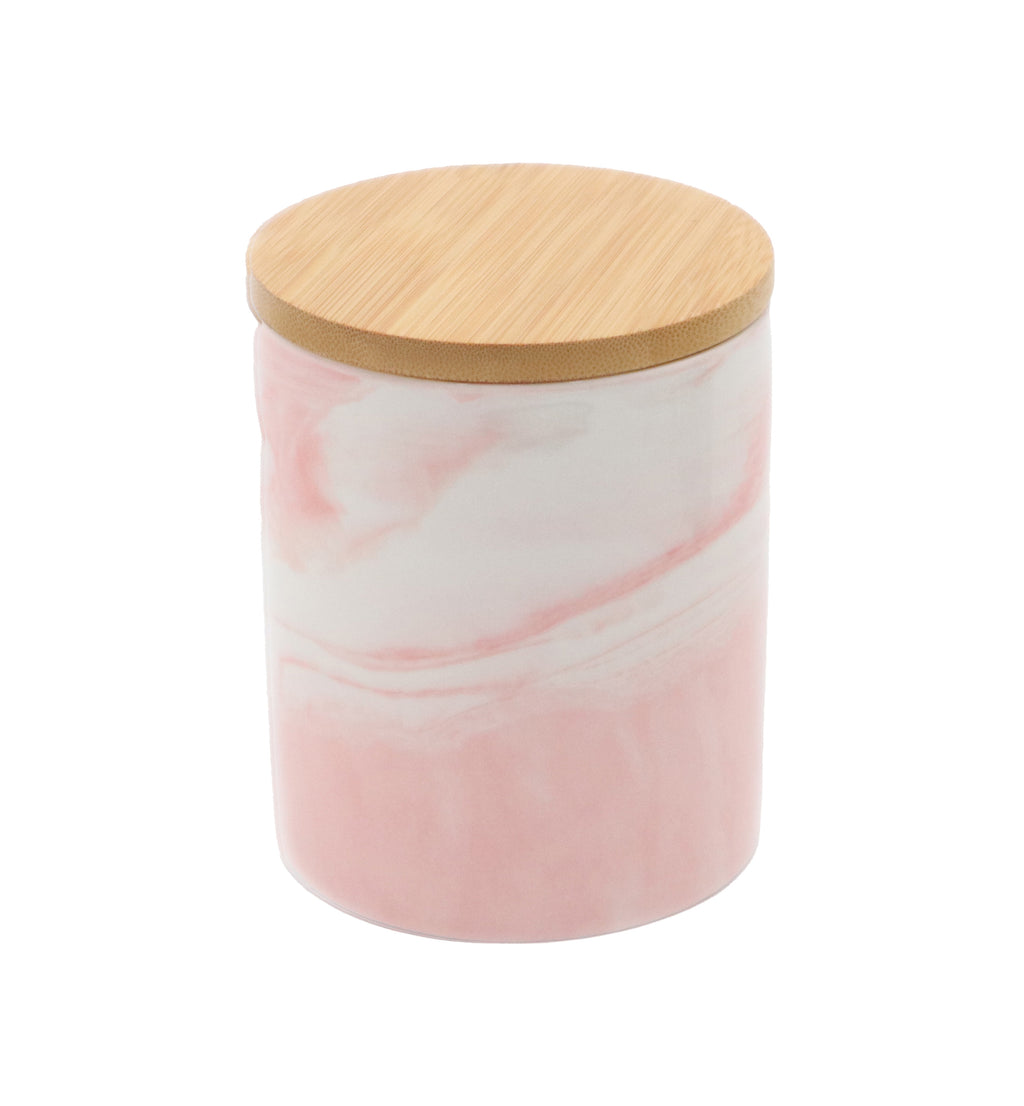 Ceramic Jar with Bamboo Lid 16oz 500ml Candle Making Vessel