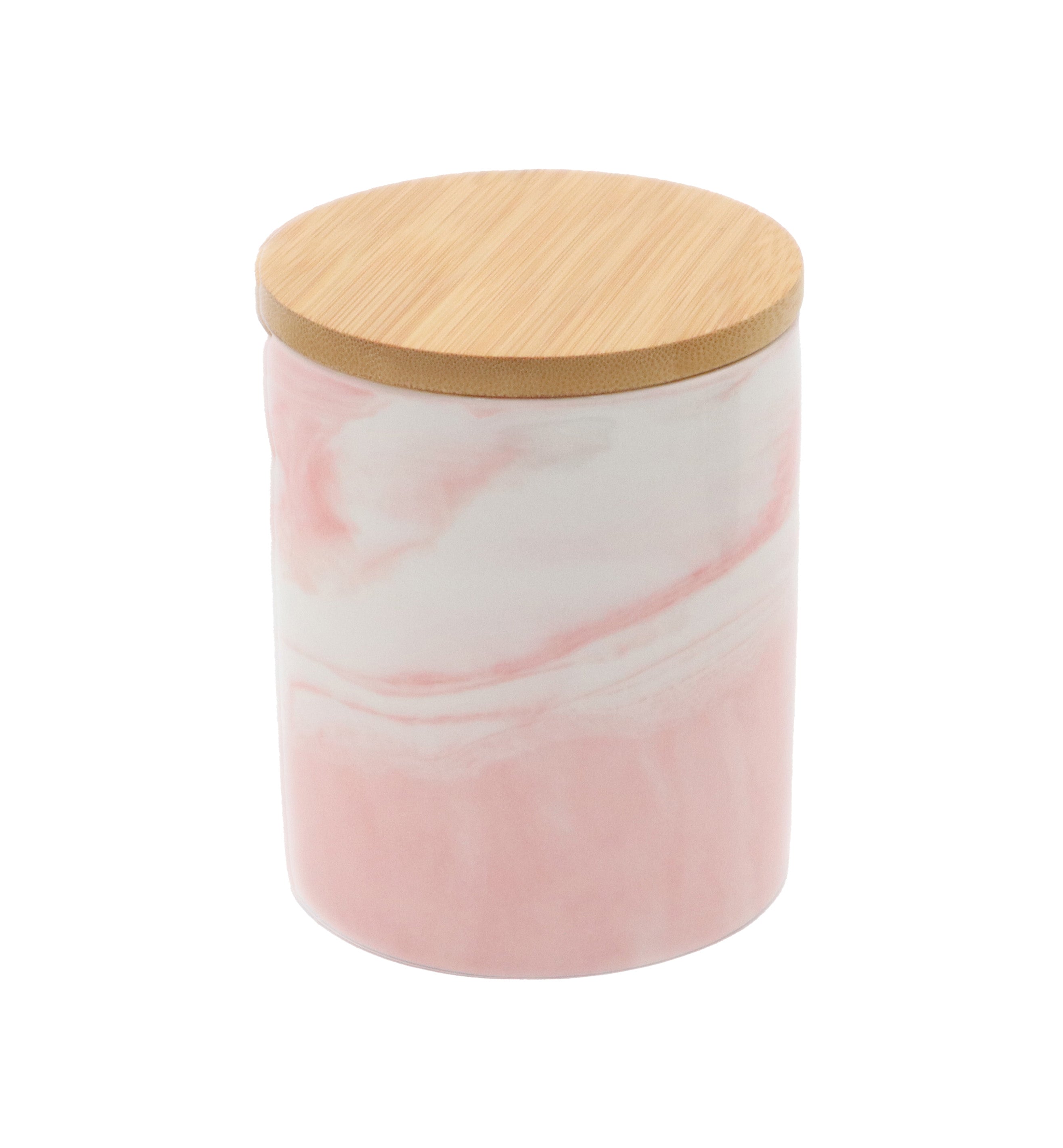 Ceramic Jar with Bamboo Lid 16oz 500ml Candle Making Vessel