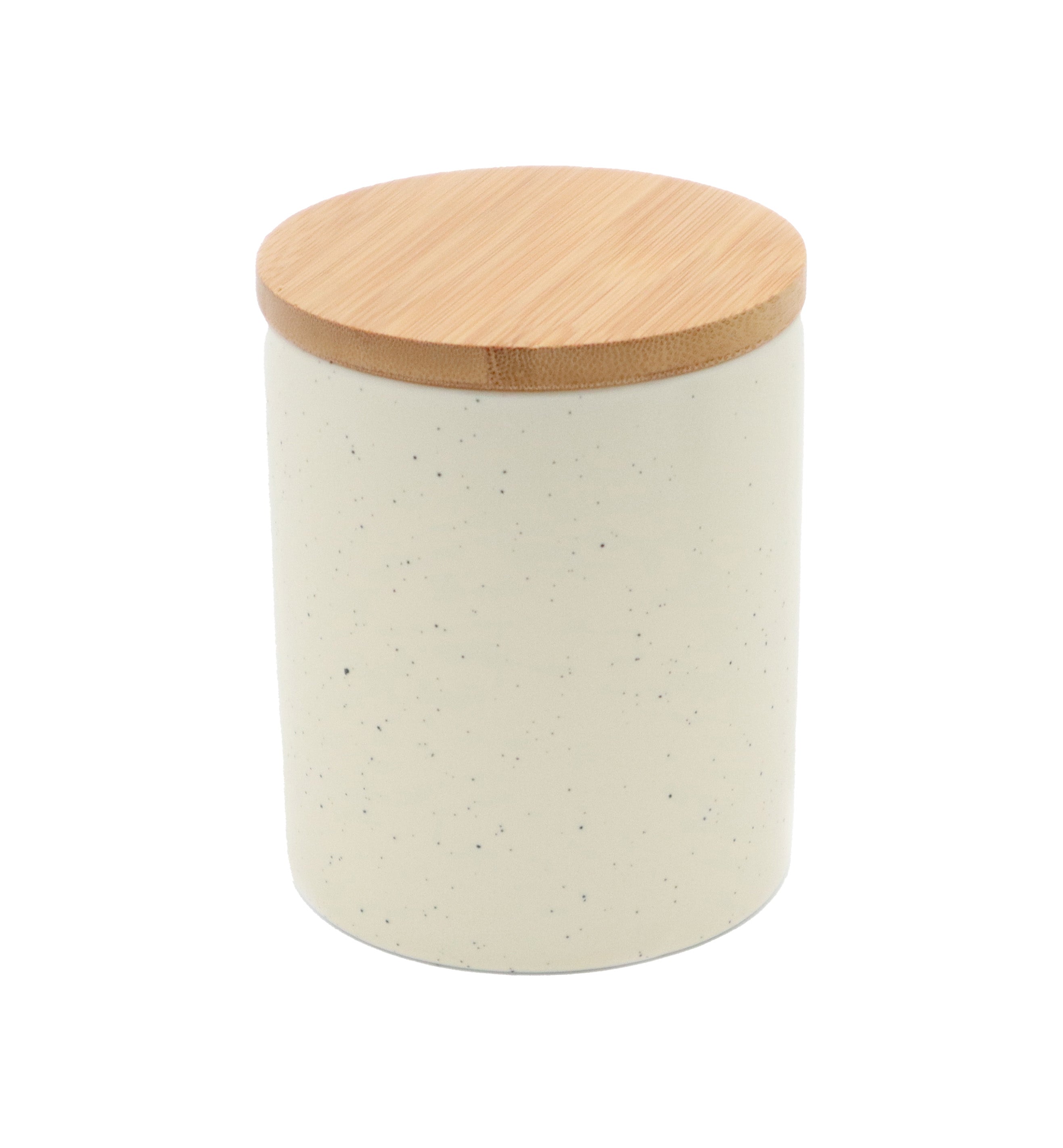 Ceramic Jar with Bamboo Lid 16oz 500ml Candle Making Vessel