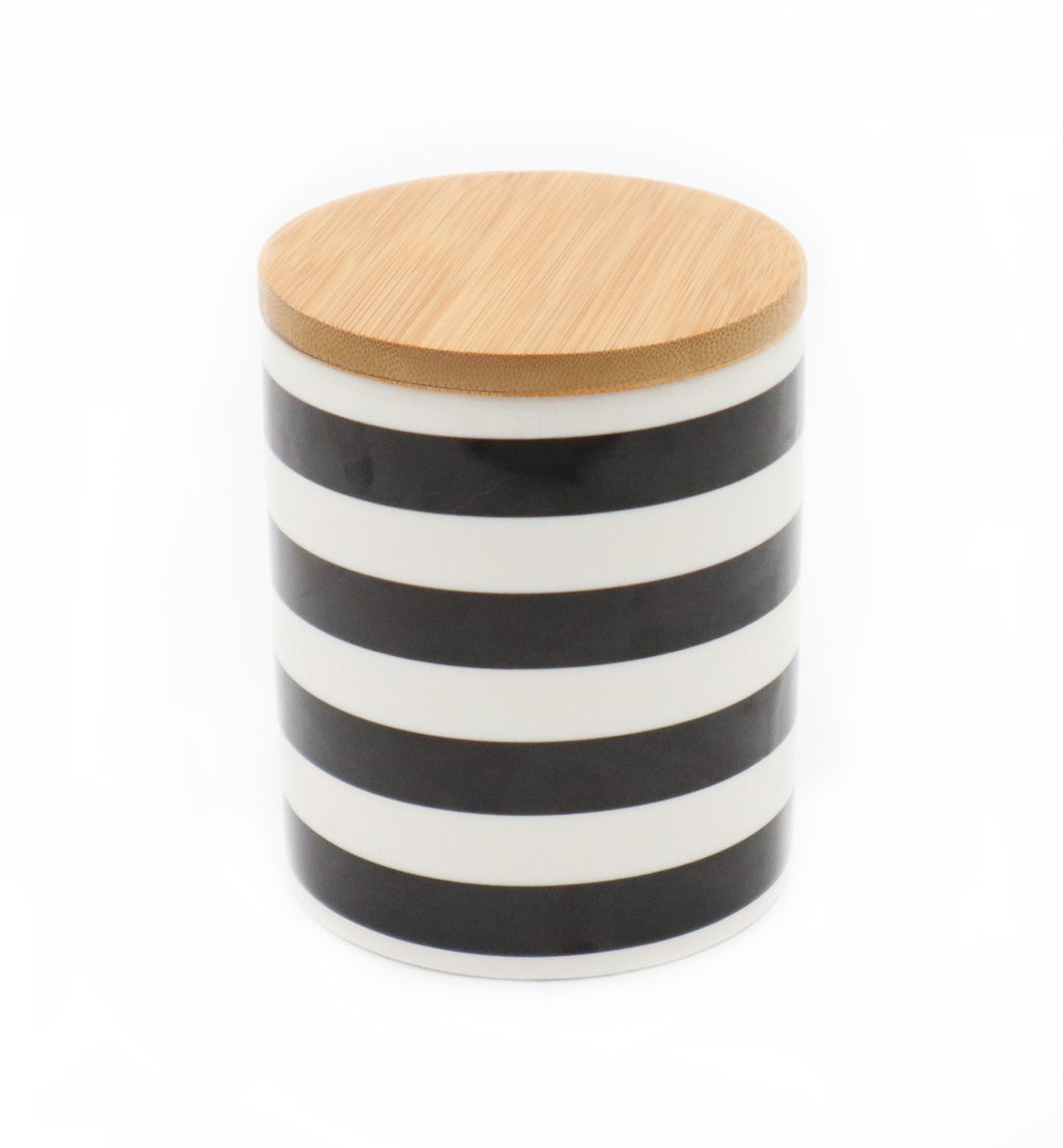 Ceramic Jar with Bamboo Lid 16oz 500ml Candle Making Vessel