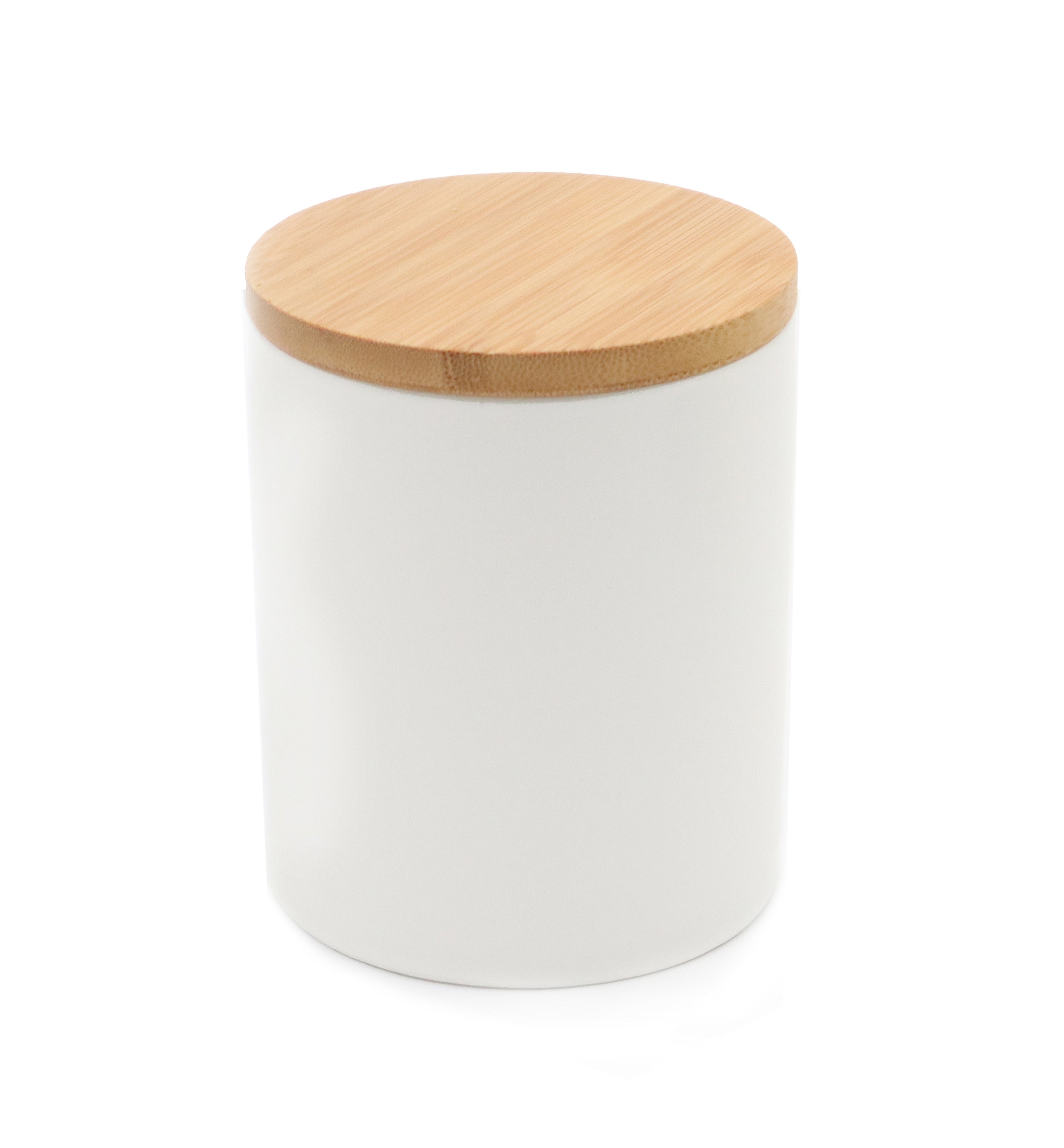 Ceramic Jar with Bamboo Lid 16oz 500ml Candle Making Vessel
