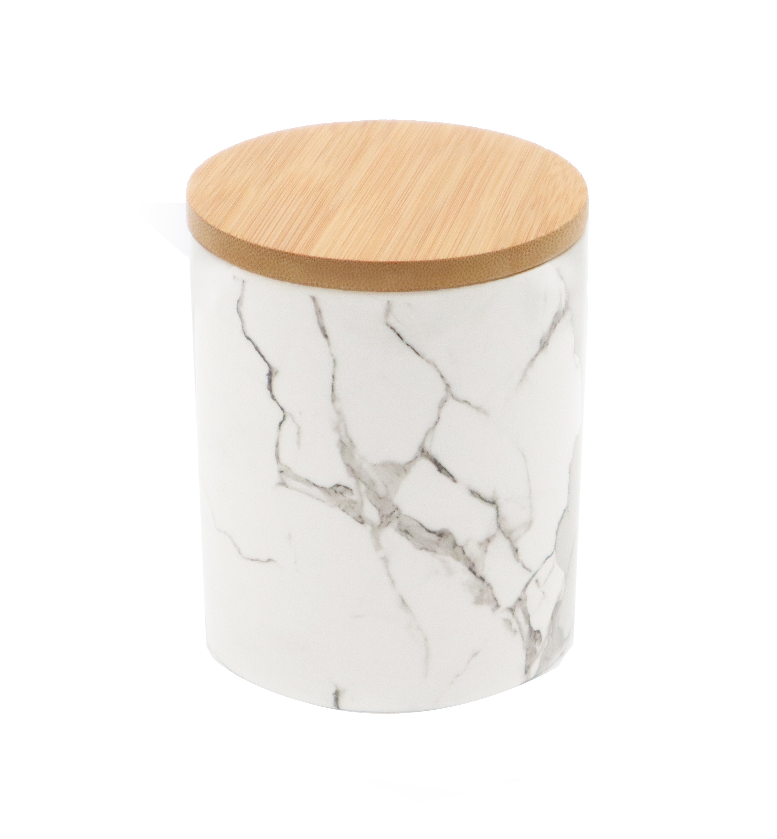 Ceramic Jar with Bamboo Lid 16oz 500ml Candle Making Vessel